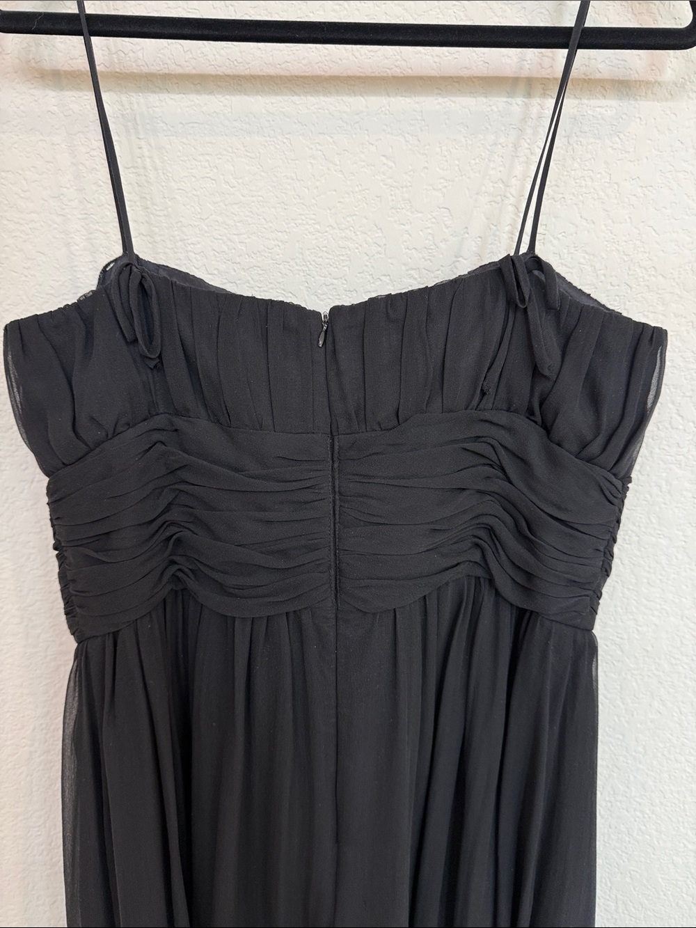 London Times Black Spaghetti-Strap Mini Dress - Picture 9 of 10